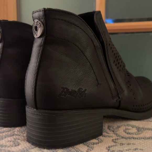 Blowfish Black Perforated Slip-On Booties - Picture 5 of 8